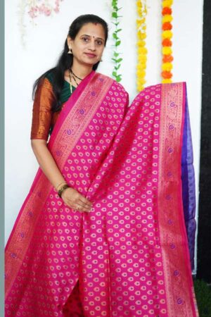 banaras soft silk saree Banarasi Silk Traditional Saree with Blouse ( Sb18 )